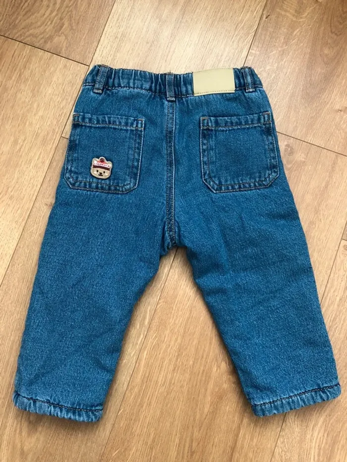 Pantalon jeans bébé 18 mois - photo numéro 2
