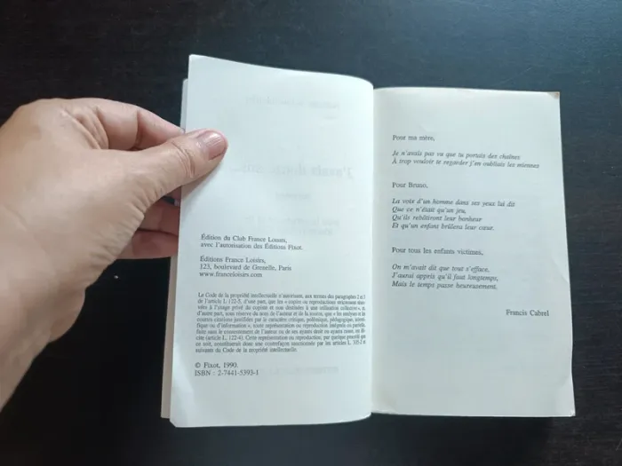 Livre J'AVAIS DOUZE ANS... - Nathalie Schweighoffer - photo numéro 3