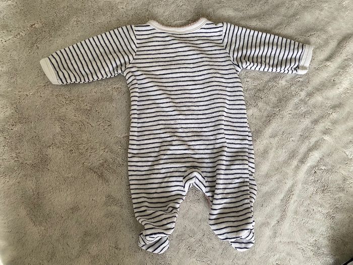 Pyjama velours 1 mois - photo numéro 3