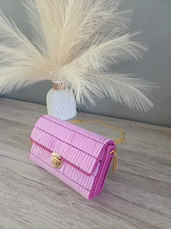 Sac Framboise Dorée