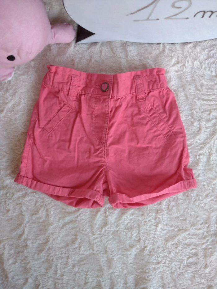 Short Fille 12 mois Cœur Kiabi - photo numéro 2