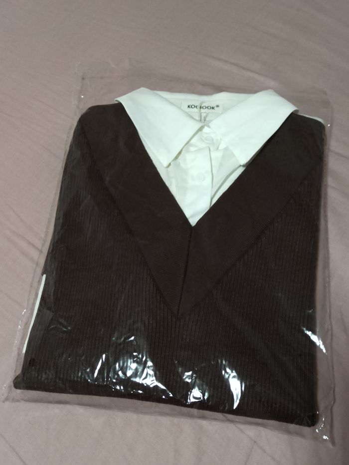 Robe chemise/pull Neuve - photo numéro 3