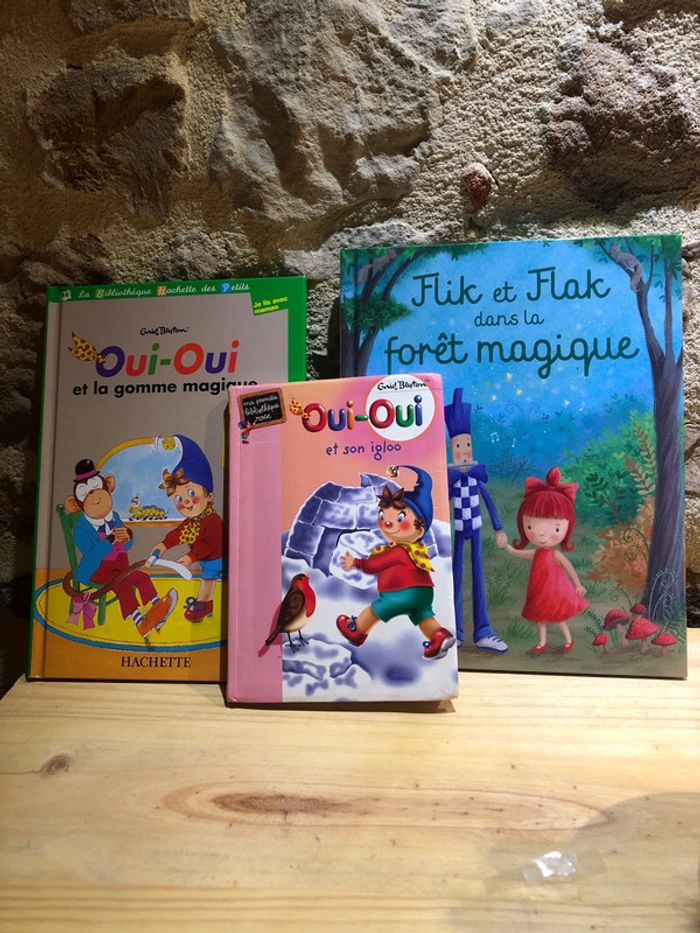 Vends lot de livre Oui Oui et flik et flak