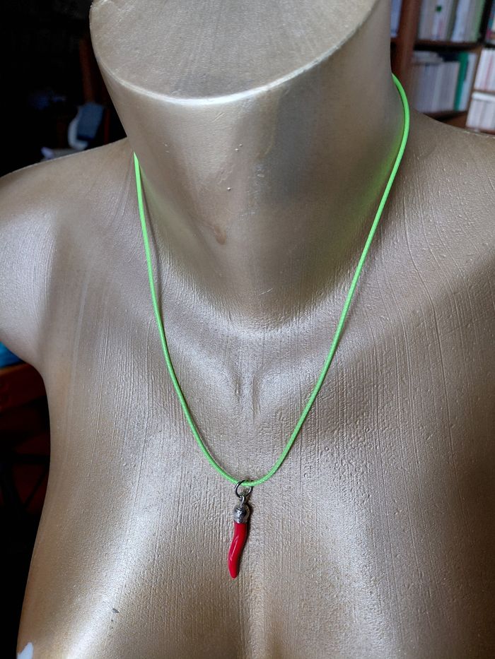 Pendentif amulette corne de Naples - photo numéro 4