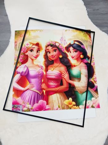 Decoration murale Impression sur toile tissus 70x70 neuf à encadrer