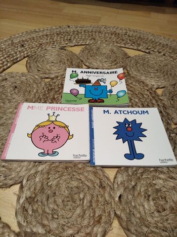 3 livres monsieur Madame