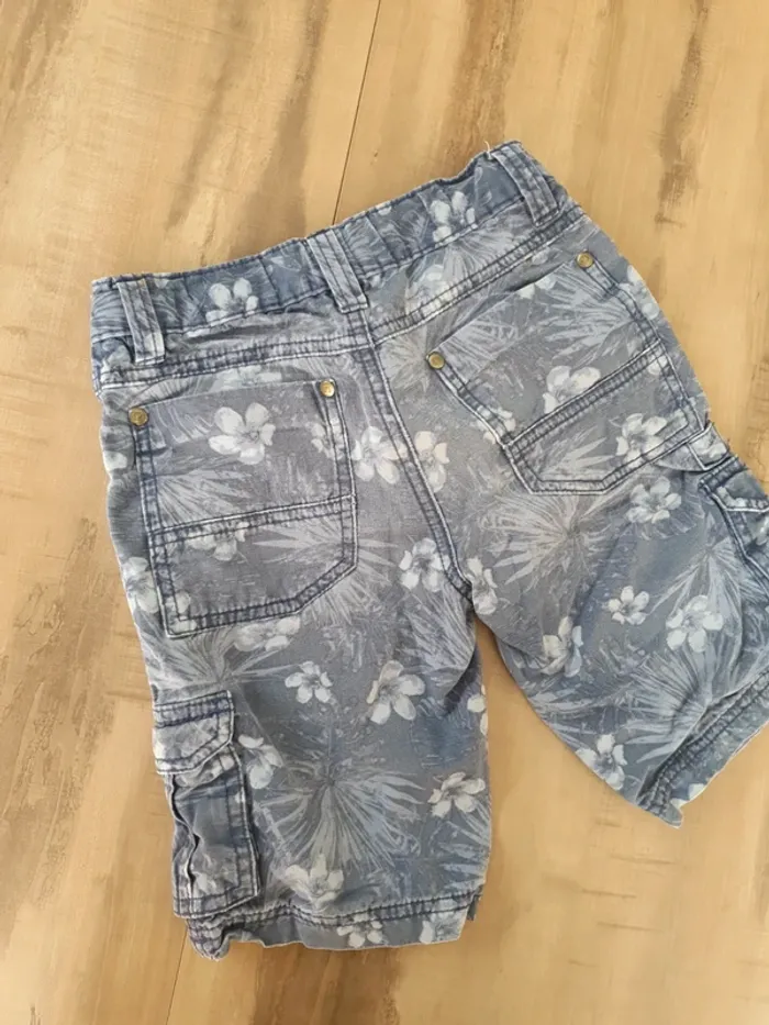 Short jeans fleuri été - photo numéro 4