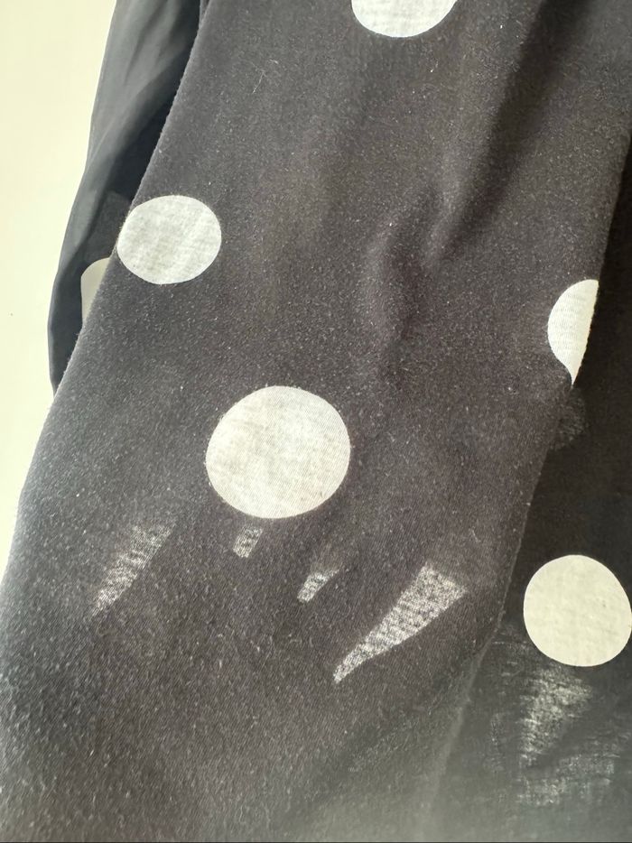 👚 chemisier noir à pois - cache-cache - taille 3 - bon état - photo numéro 8