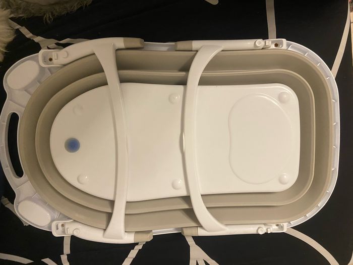 Baignoire bébé pliable + coussin - photo numéro 6