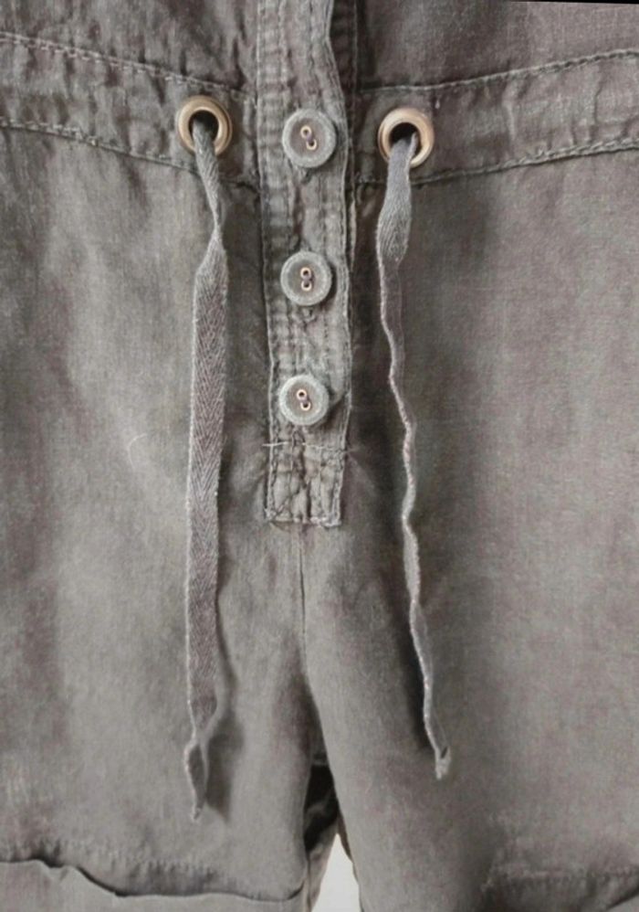 Combishort Caroll t.40 100% lin noir - photo numéro 6