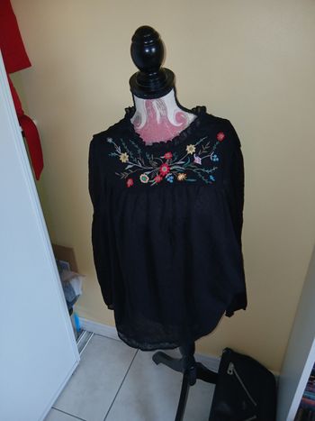 Tunique motif fleurs