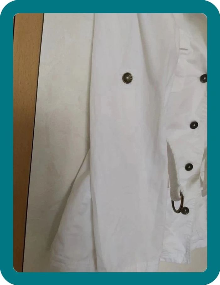 Veste saharienne blanche Mystic - photo numéro 2