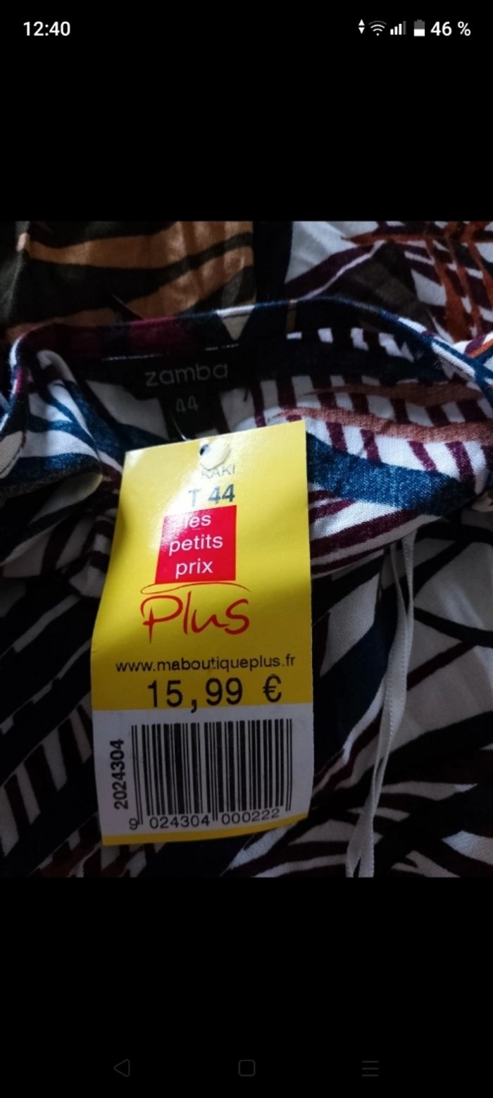 Blouse neuve sans manches Zamba - photo numéro 5