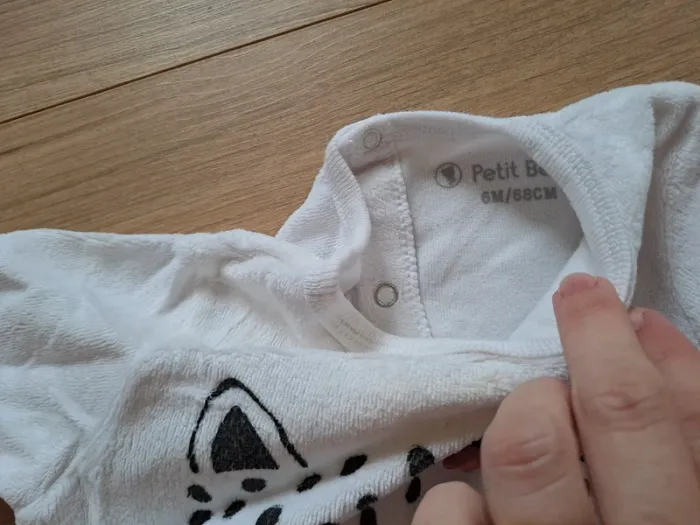 Pyjama velours Petit Béguin 6 mois - photo numéro 3