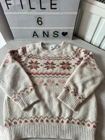 Joli pull chaud H&M 6 ans