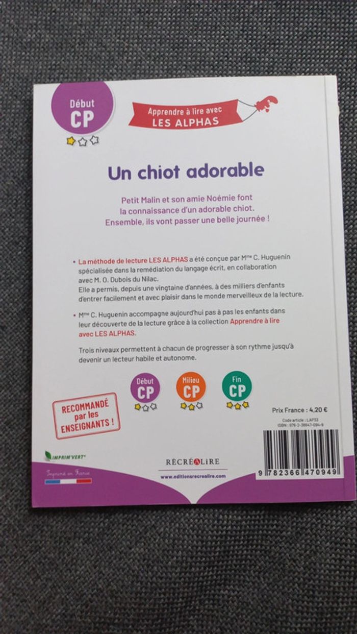 Apprendre à lire avec les Alphas. Un chiot adorable - photo numéro 2