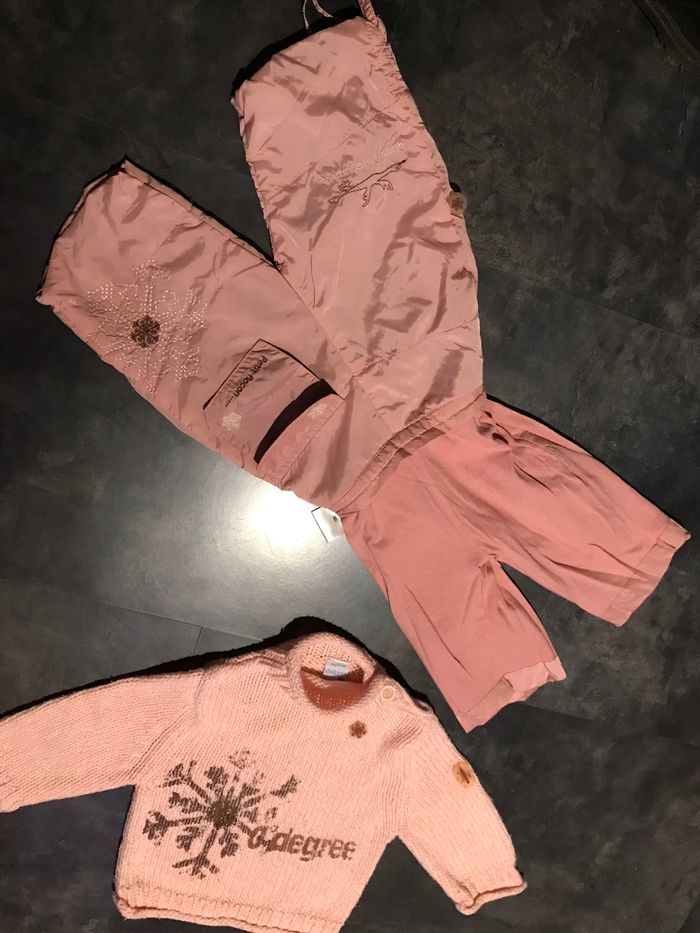 Ensemble pull et pantalon doublé 6 mois Babygro - photo numéro 4