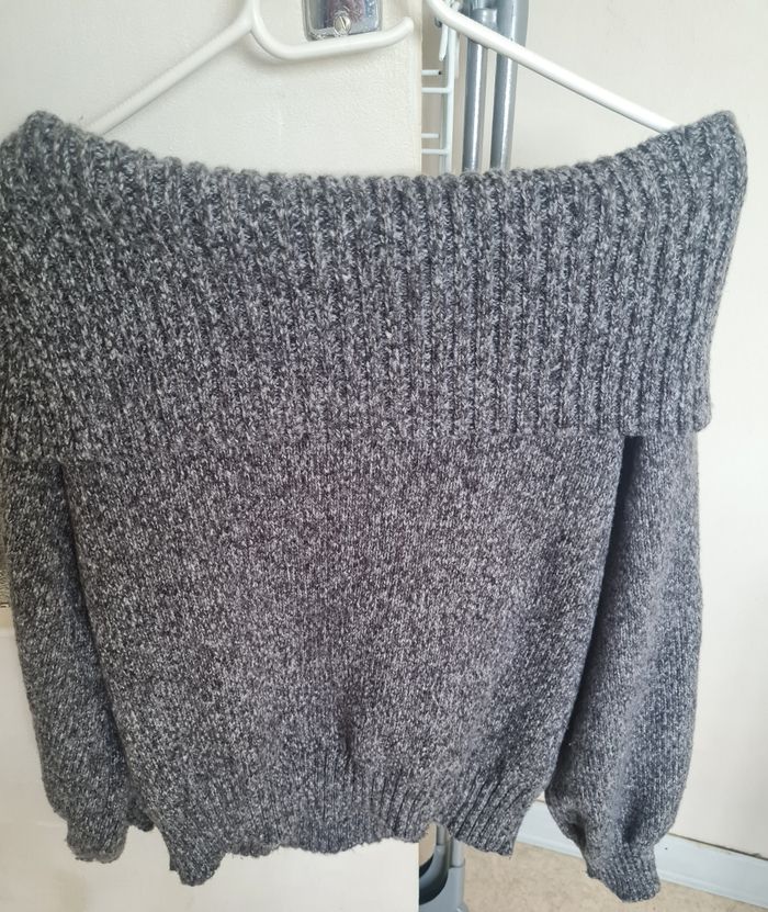 Pull gris neuf taille xs34 - photo numéro 2