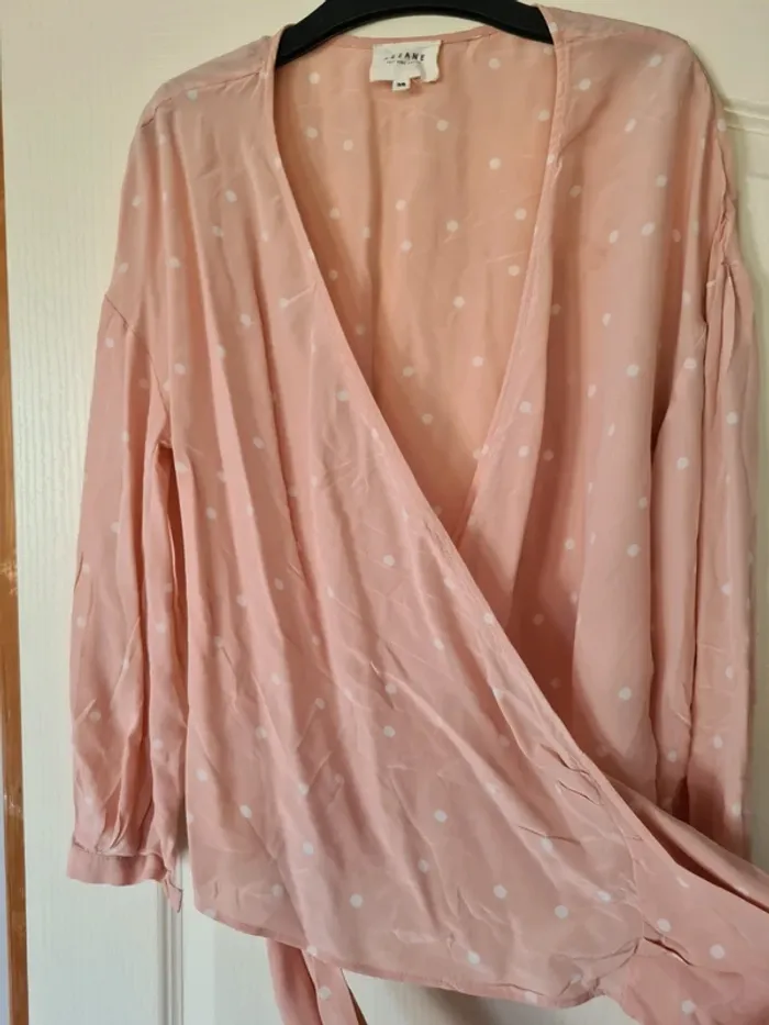 Magnifique blouse porte feuille sezane - photo numéro 3
