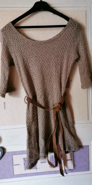 Robe tunique laine