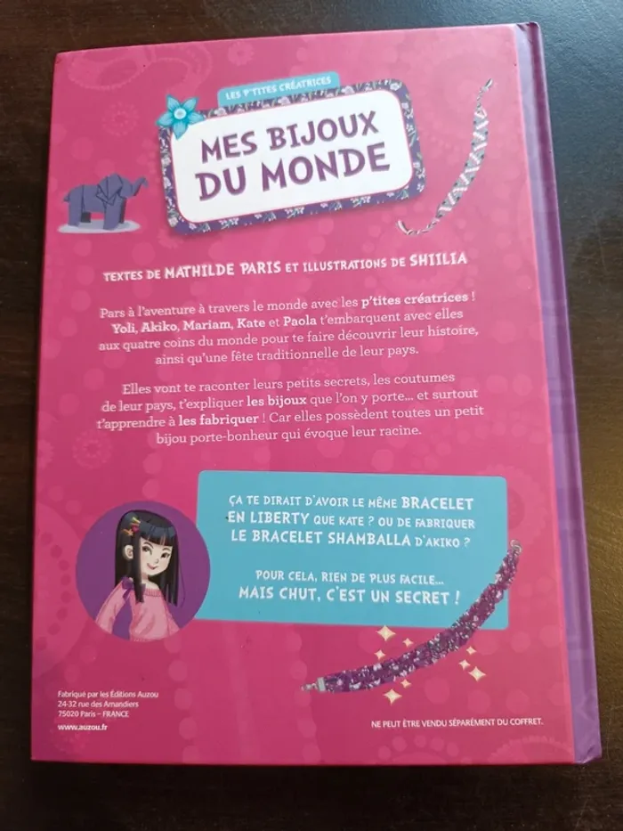 Livre LES P'TITES CREATRICES: MES BIJOUX DU MONDE - photo numéro 7
