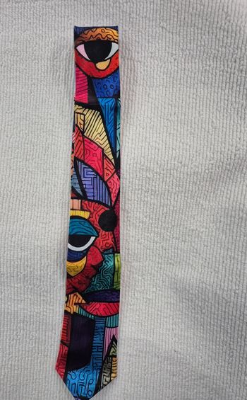 Cravate Arty / cubisme moderne