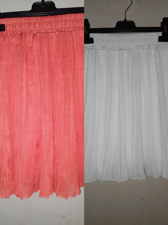 Jupes plissées fluide