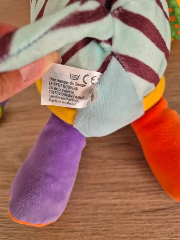 Peluche d'activités zèbre 🦓 - photo numéro 7