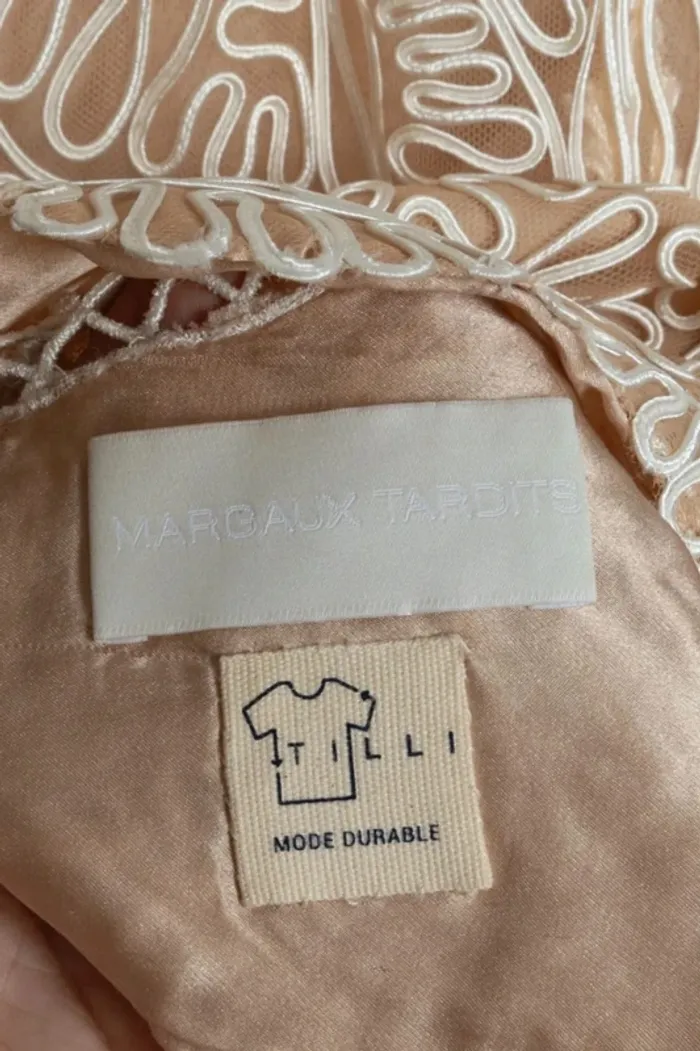 Ensemble unique upcyclé à partir d’une robe Margaux Tardits T.36 - photo numéro 8