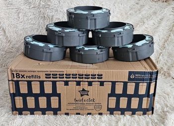 Lot de 6 recharges originales Twist & click Tommee Tippee 