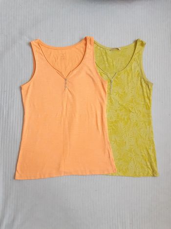 Lot de 2 débardeurs Camaïeu