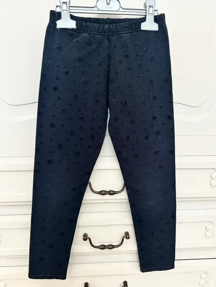 Très beau legging noir à étoile paillette Calzedonia taille 7 - 8 ans - photo numéro 3