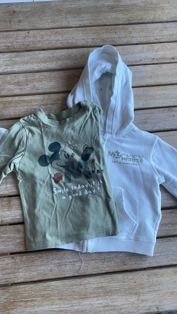 Ensemble haut Mickey