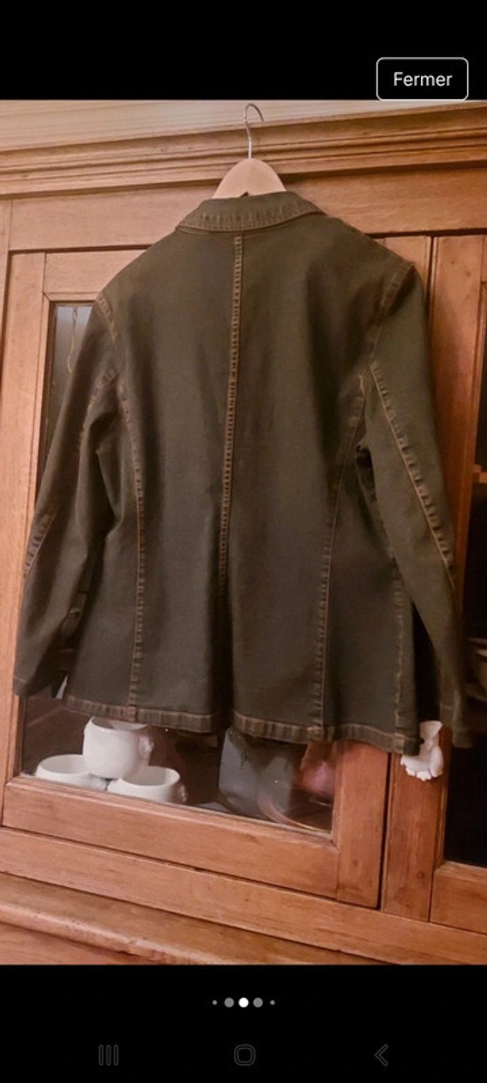 Veste en Jean marine et marron Olsen fr 46 - photo numéro 6