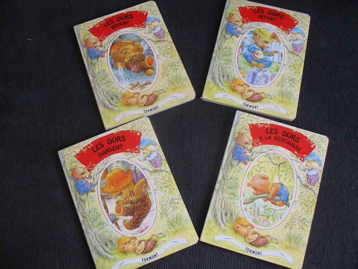 LOT DE 4 LIVRES LES OURS "ÉDITIONS TOLMONT" - n°01