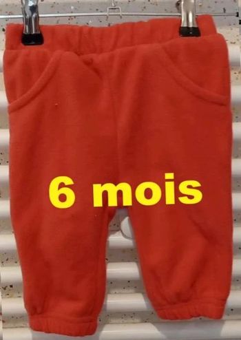 Pantalon polaire  rose  Tissaïa  Taille 6  mois