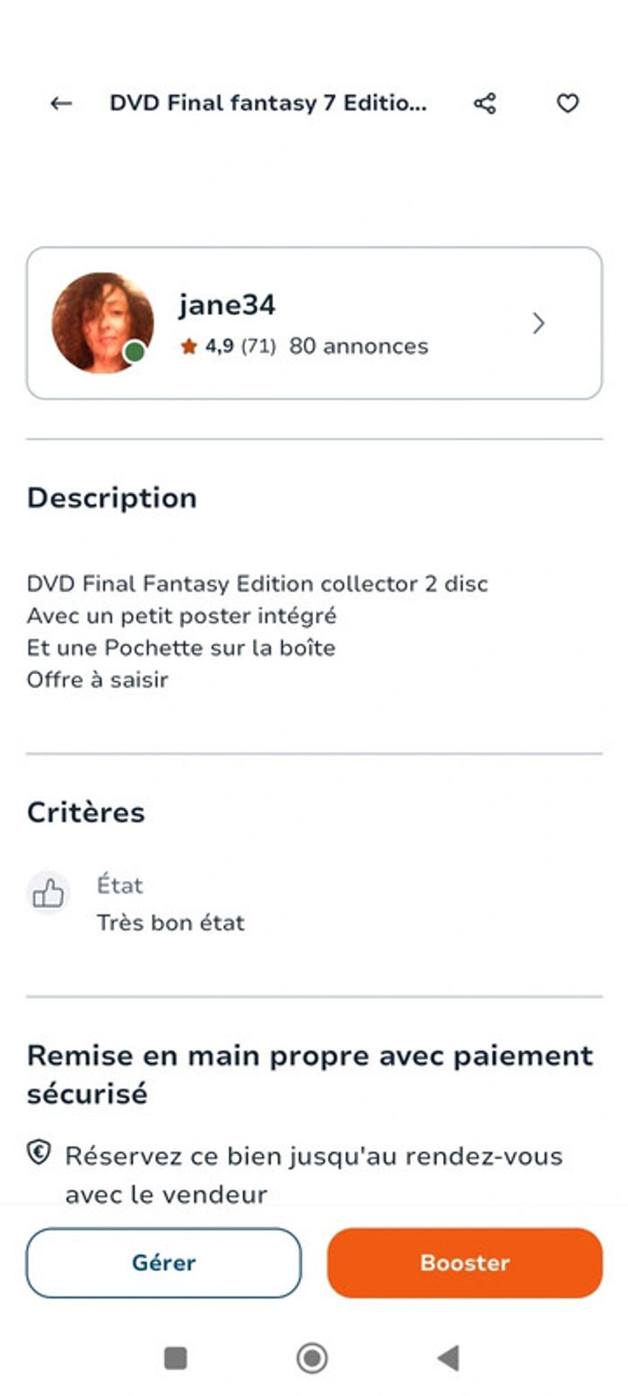 Double CD Final Fantasy 7 collection limitée - photo numéro 6