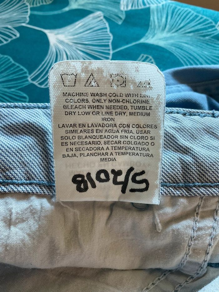 Short cargo bleu clair pour homme Wrangler taille W32 FR42 436 - photo numéro 9