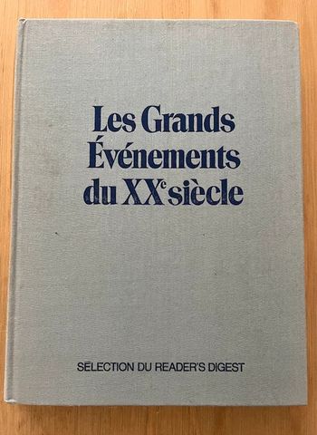 Livre - Les Grands Événements du XXe siècle