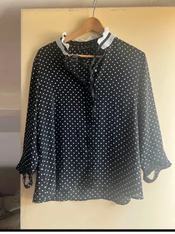 Sublime chemise Zara vintage tendance pour couturière