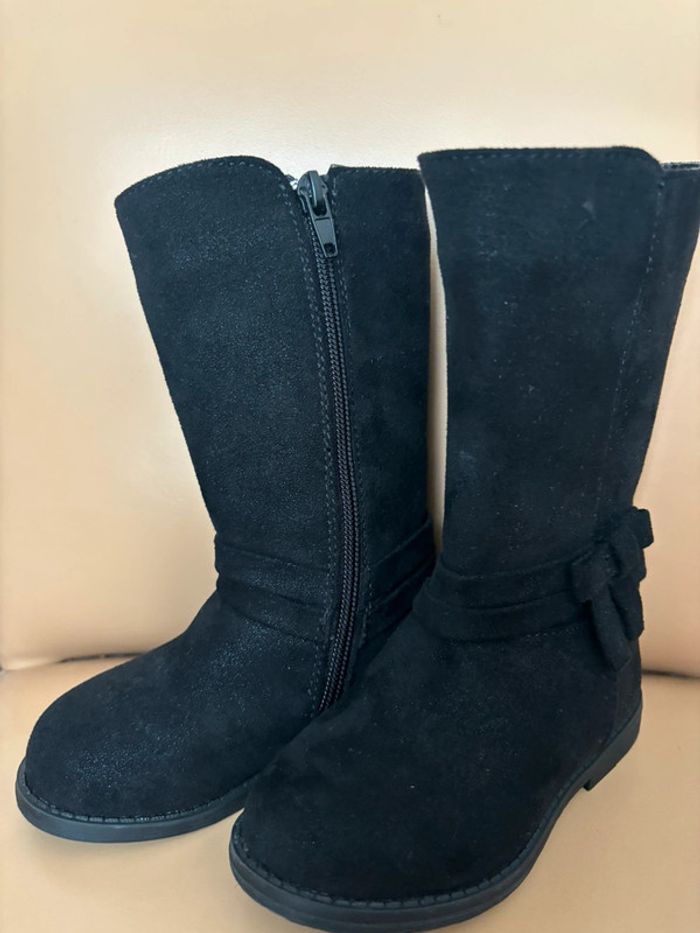 Bottes noir en nubuck Filles Nini & Girls 23 - photo numéro 2