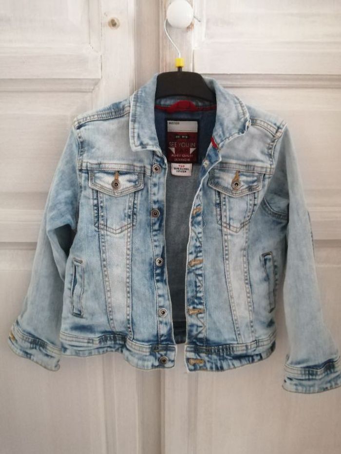 Veste en jean garçon tape à l' oeil - photo numéro 1