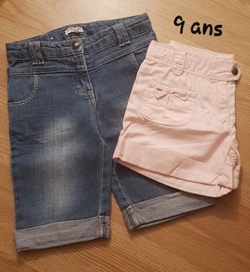 Lot shorts  9ans Vert Baudet