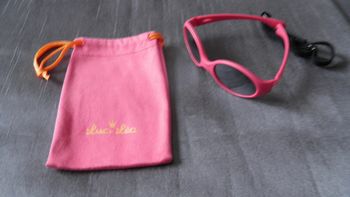 Lunettes de soleil bébé fille Luc & Léa avec pochette