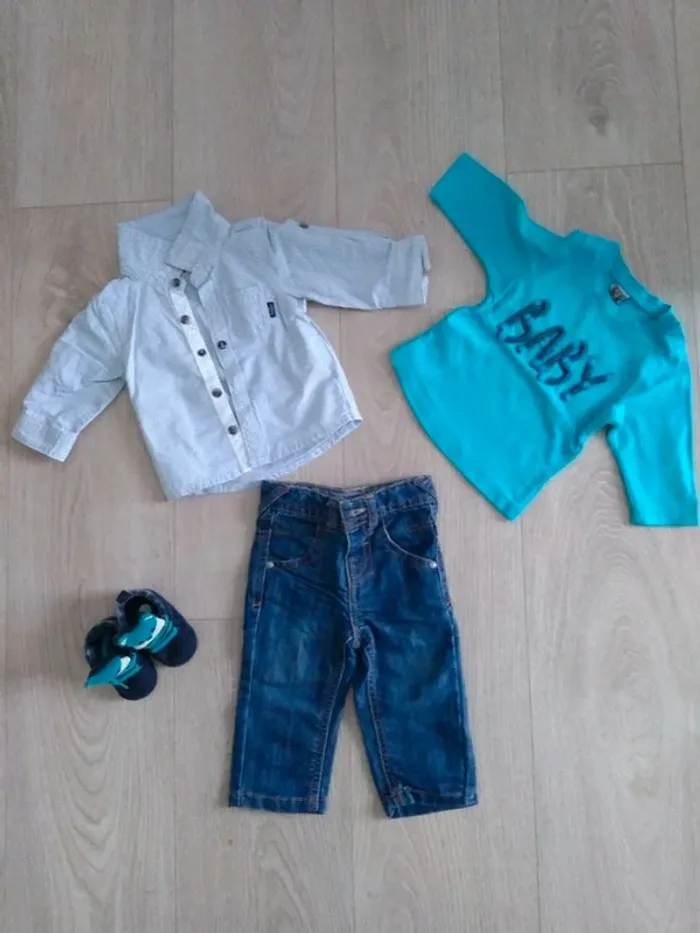 Ensemble 3 pièces garçon TAO 3 mois