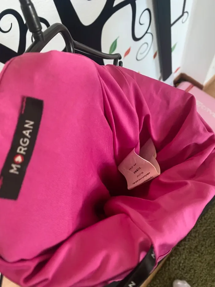 Robe moulante de soirée xs rose fushia très jolie robe - photo numéro 4