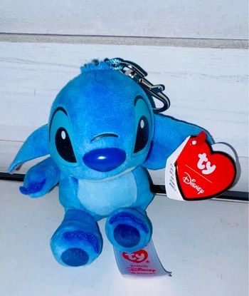 Porte clé stitch ty 13 cm