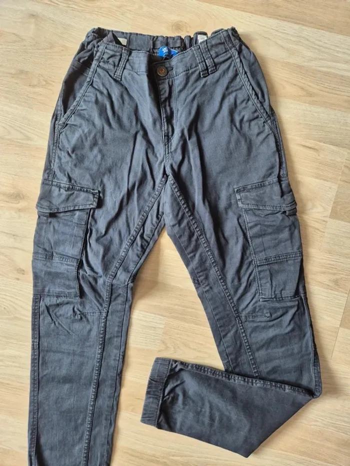 Pantalon cargo slim 170cm marine - photo numéro 5