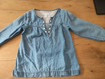 Robe tunique en jean Okaidi 24m