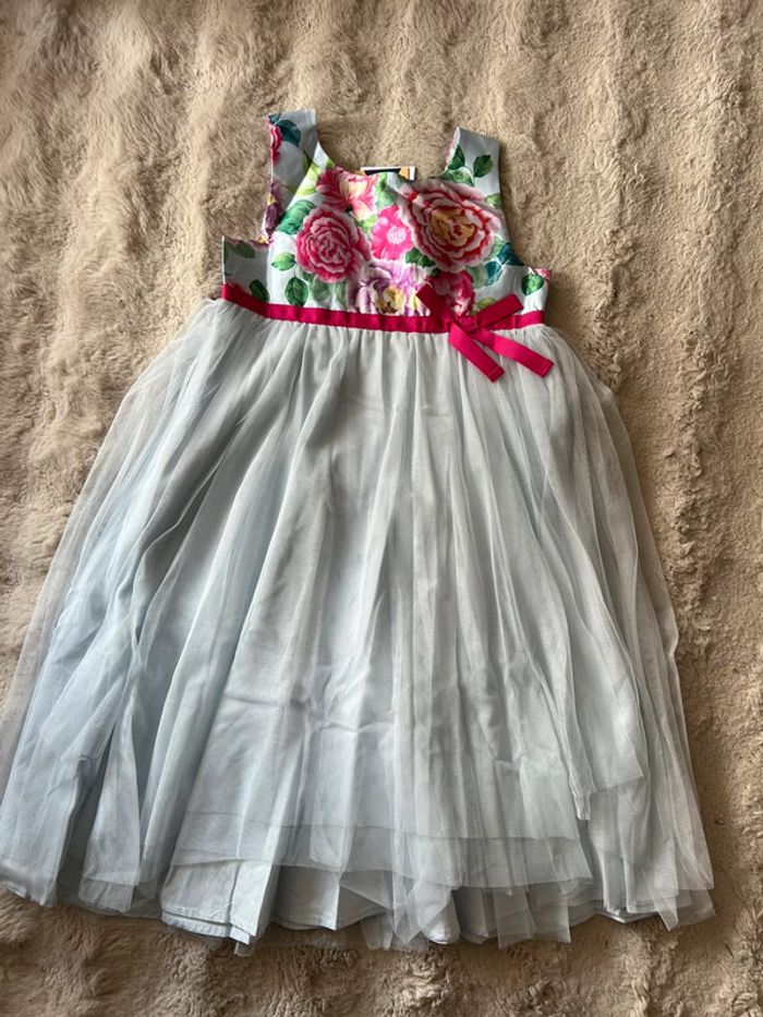 Magnifique robe de fête avec doublure fille 10 ans